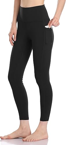 Colorfulkoala Pantalones deportivos de yoga, de tiro alto, para mujer, 78de longitud, leggings con bolsillos