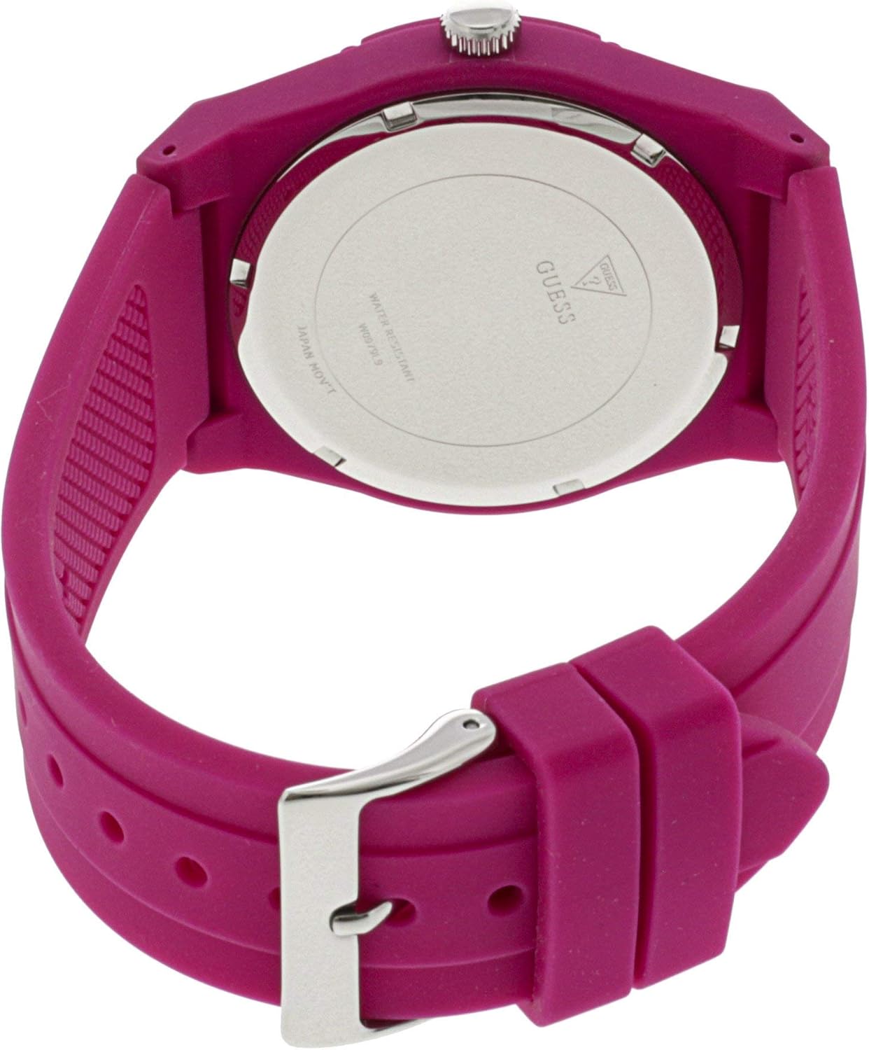 GUESS Unisex Analog Watch, Pink, Strip - Image 4