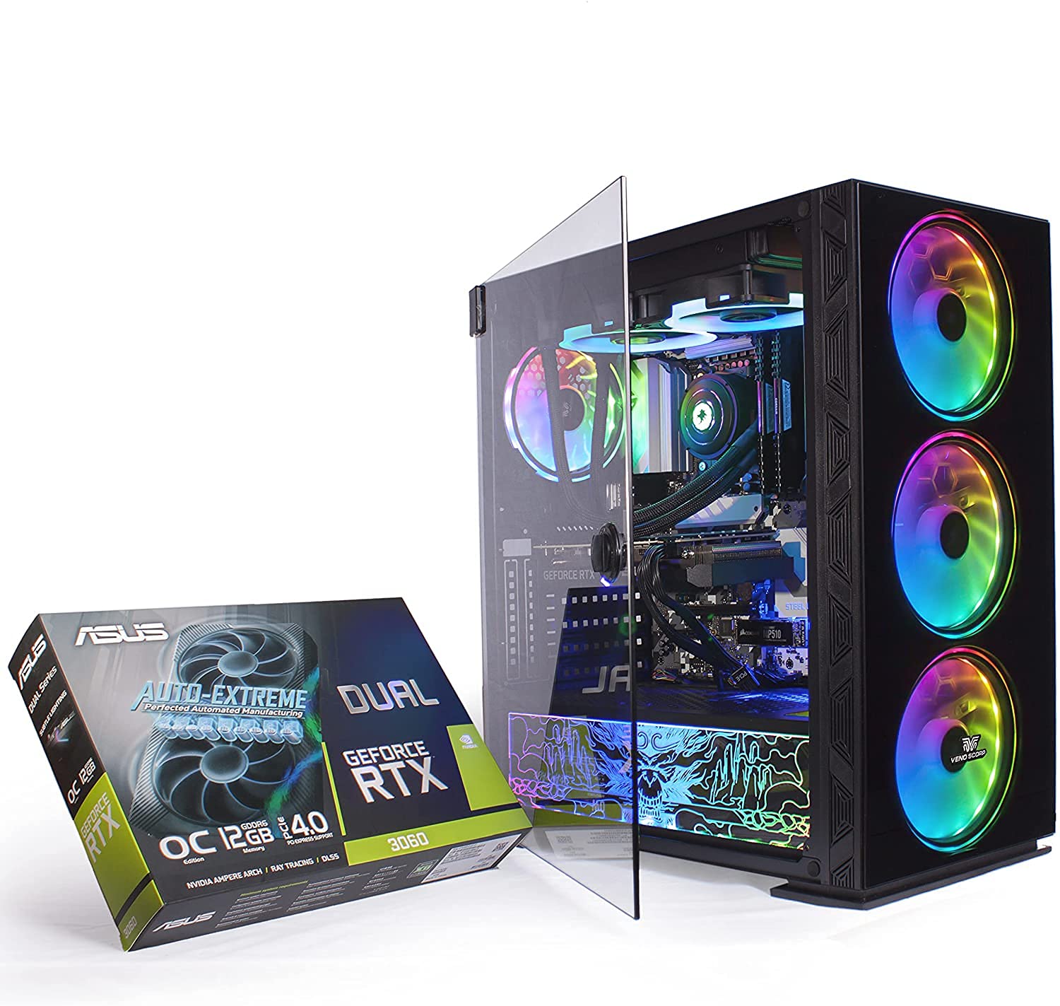 Veno Scorp Gaming PC - Intel Core i5-10400F, RTX 3060 12GB, 16GB