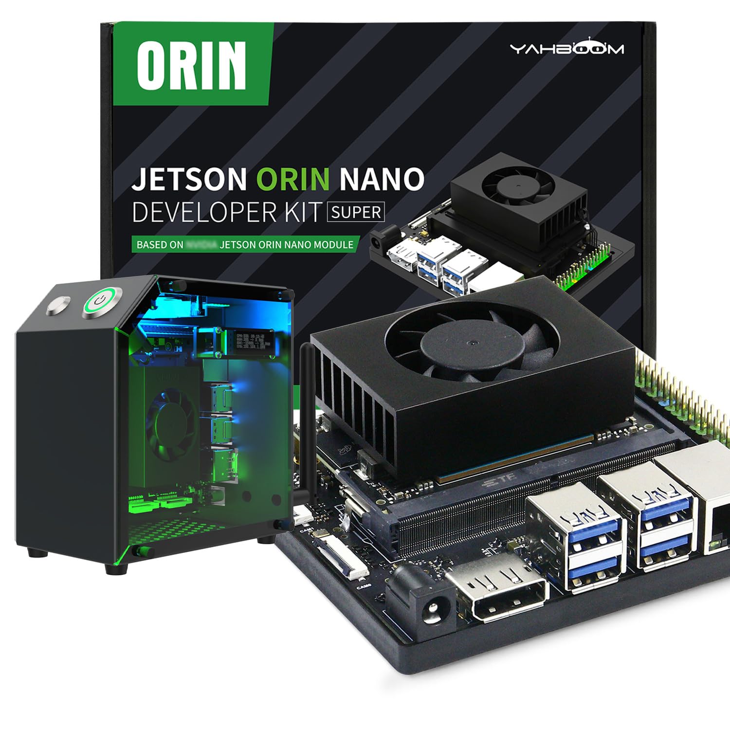 Amazon.co.jp: Yahboom Jetson Orin Nano 4GB 開発ボードキット