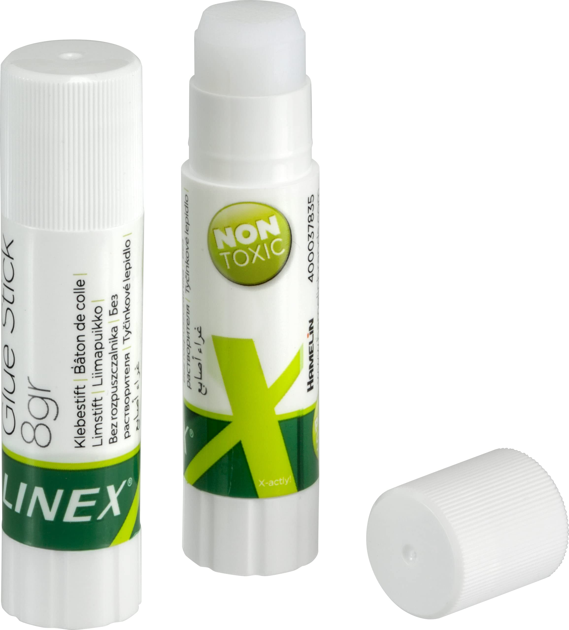 Linex Lot de 2 bâtons de colle 8g sans odeur à base d'eau