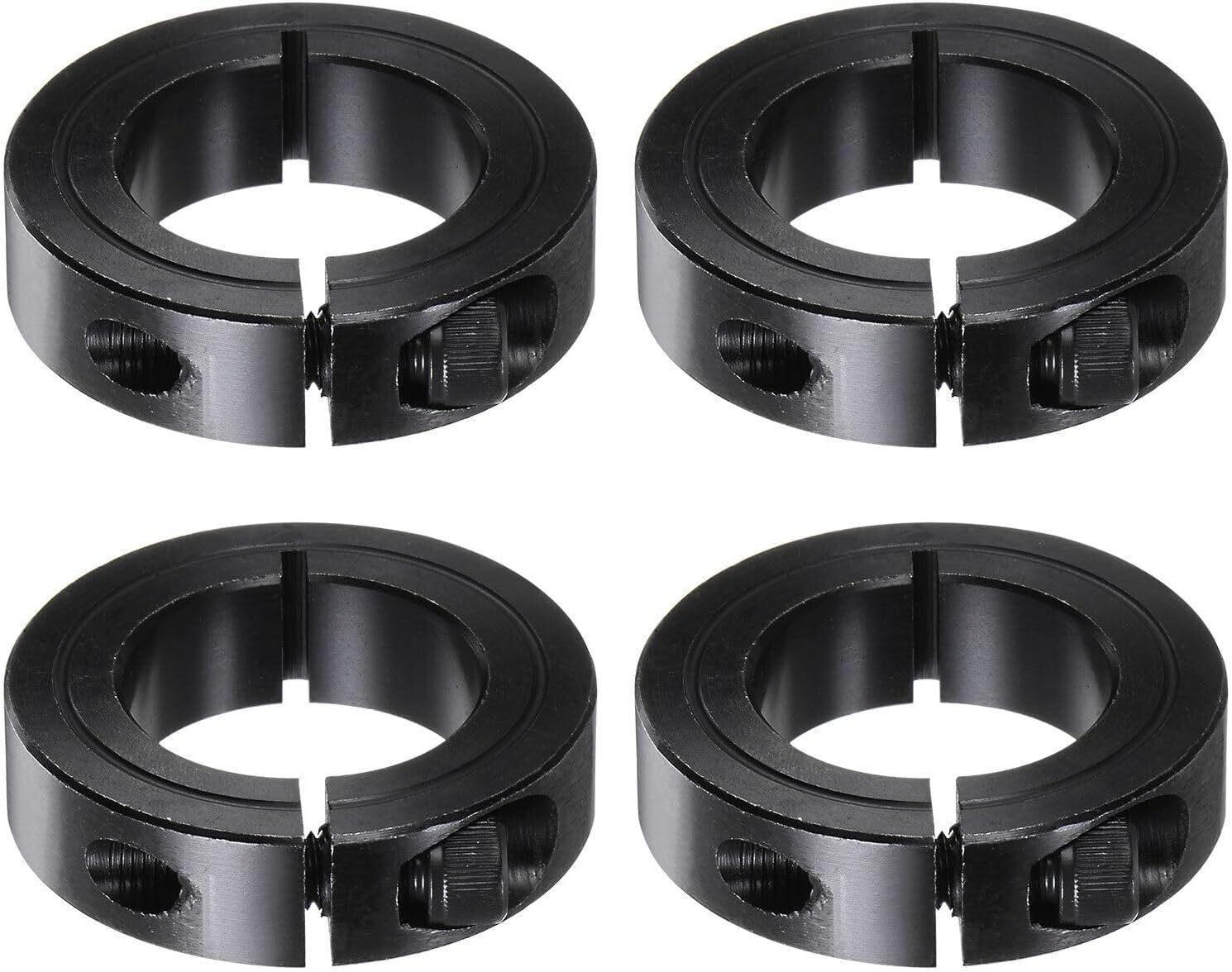 Toolparts And Accessories 4pcs Single Split Shaft Collar 1-1/8" Bore 1-7/8" OD 1/2" Width Clamp-On Collar (#CN#130824-13817)