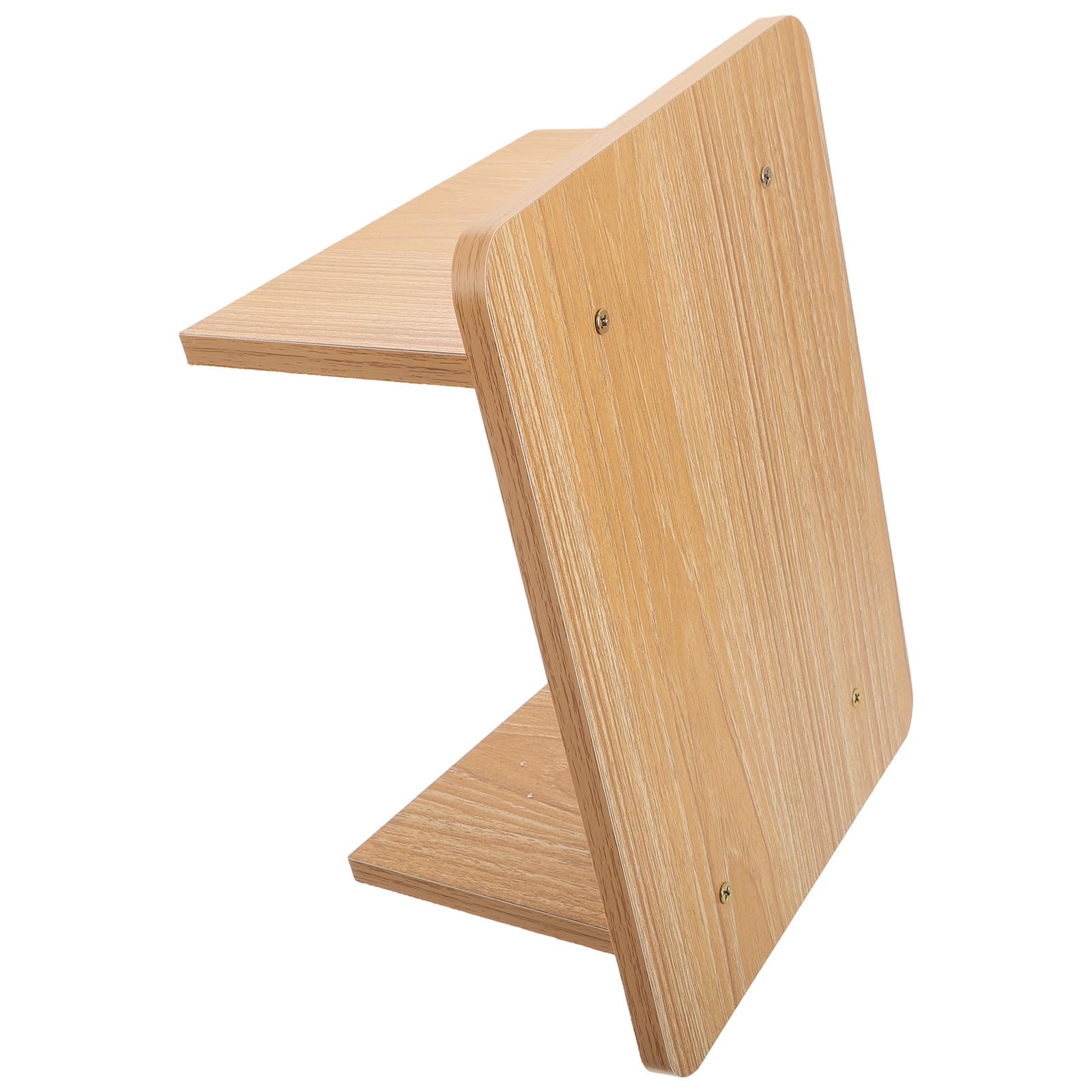 Marchepied pratique en bois beige pour soulager la fatigue des jambes