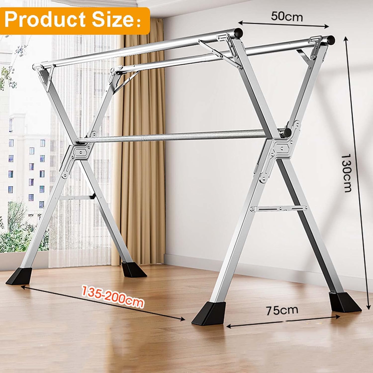 Clothes Horse Clothes AirerClothes Horse Clothes Airer240cm Clothes Rack for Drying, Metal Folding Clothing Drying Rack, Laundry Drying Rack for Clothes, Hanging Racks fo