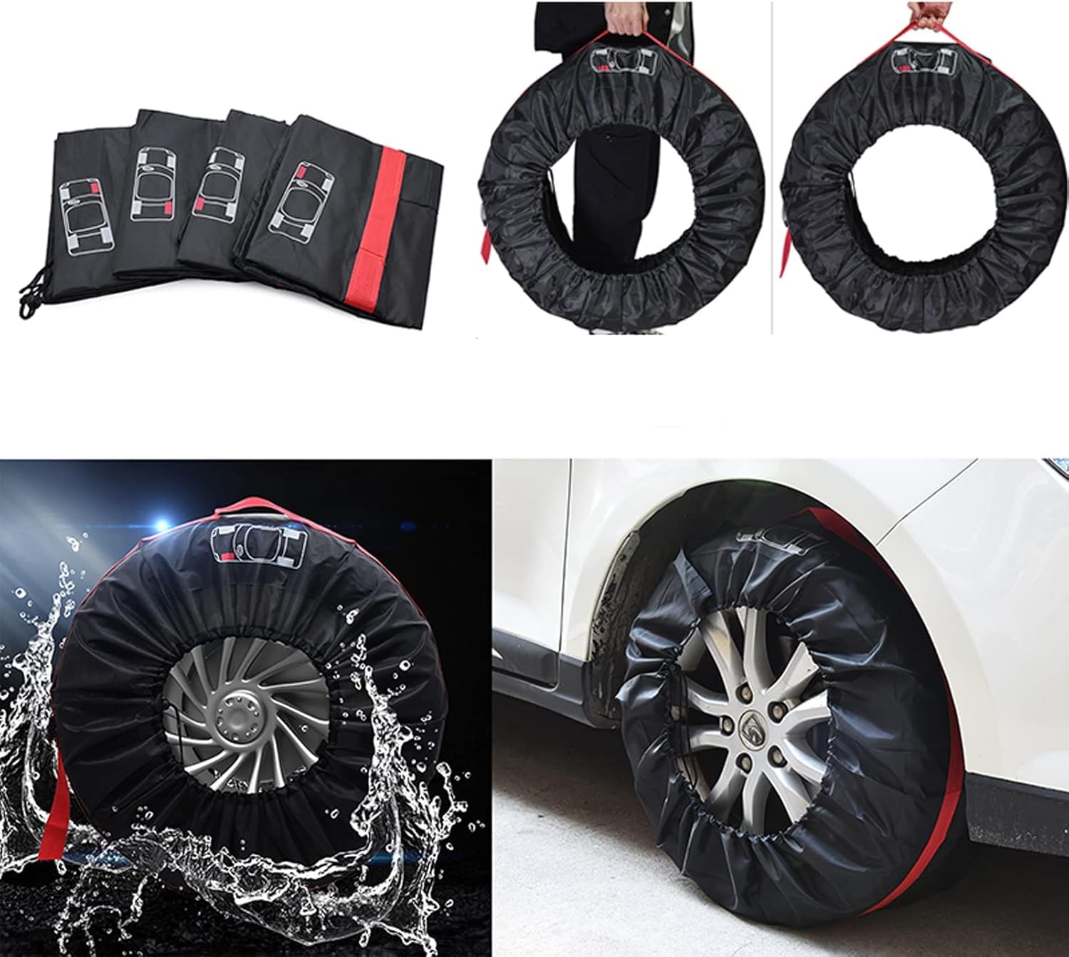 4 Reifentaschen für BMW 1 3 5 6 Series