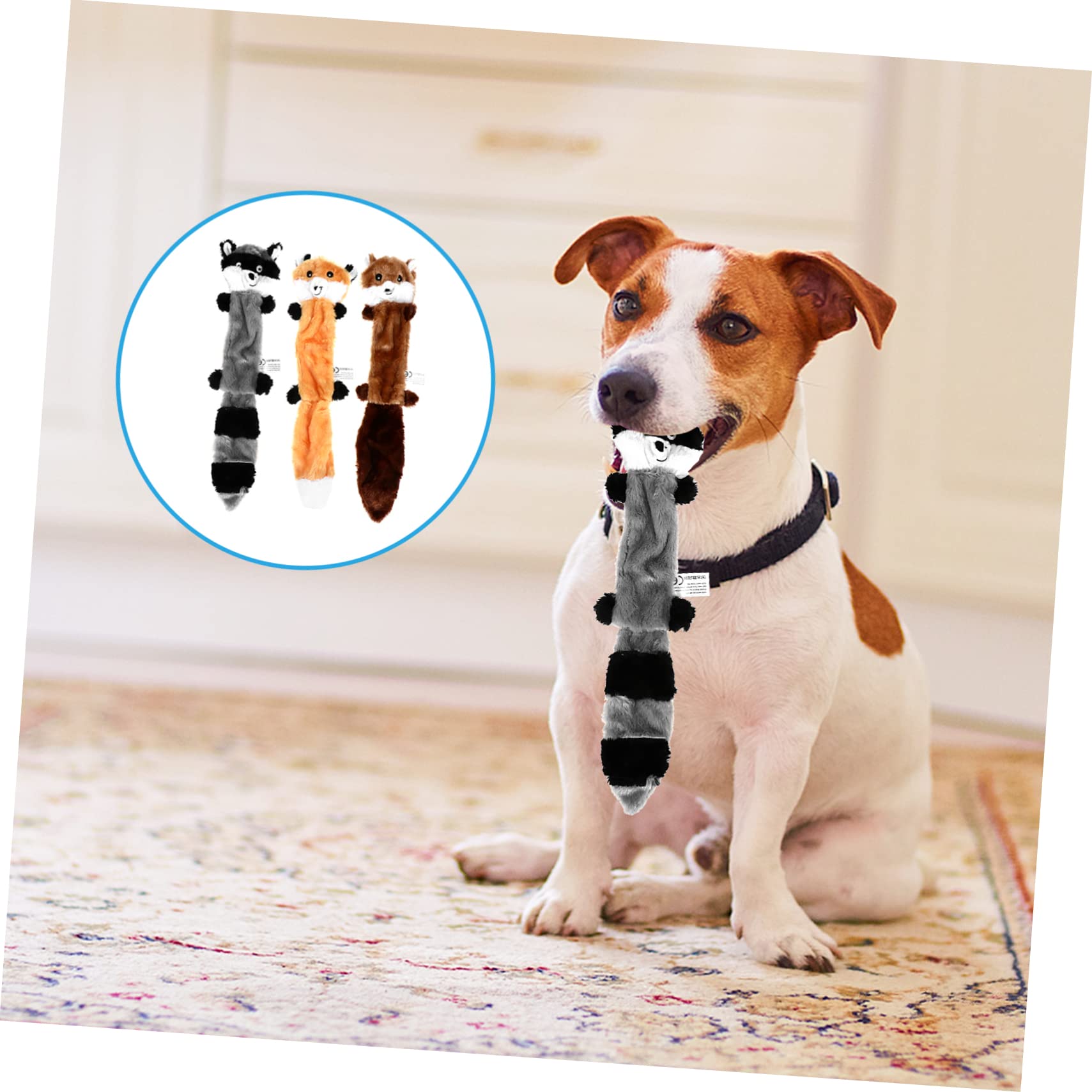 INOOMP 9pezzi Giocattoli Chew Per Imbottitura Giocattoli Squeaky Per Resistenti e Interattivi Per La Noia e Del