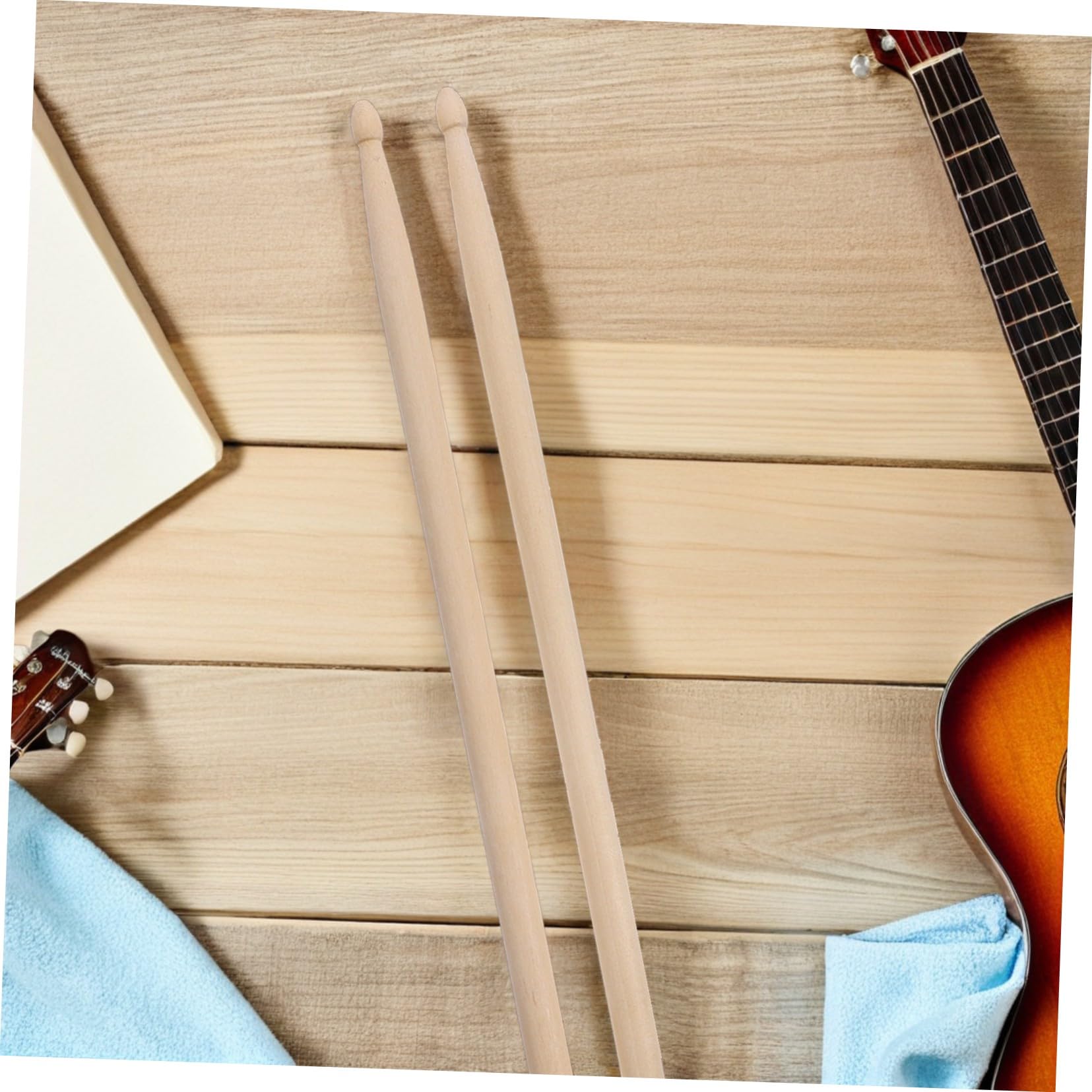 FRCOLOR 12paare Holz-drumsticks für Schlagzeug und Percussion Komfortabler Griff Standard-vielseitigkeit für Anfänger und Jugendliche