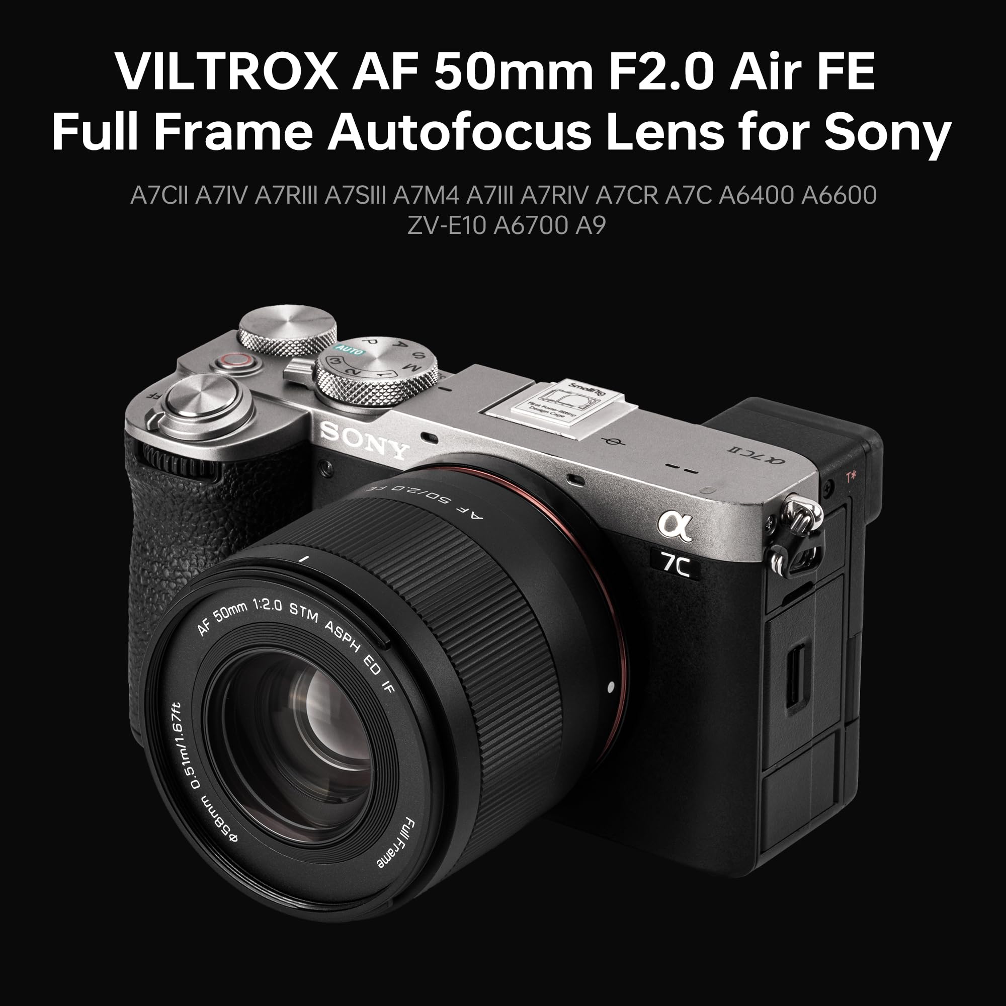 VILTROX AF 50mm/f2.0 FE sony フルサイズeマウント Viltrox AF 50mm F2.0 AIR フルサイズ FE ソニーEマウント