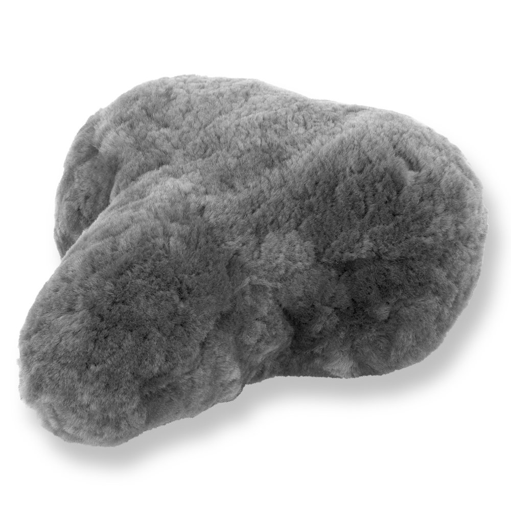 Coprisella In Pelliccia D'Agnello Per Bici - Lana Merino Australiana, 27x24 Cm, Antiscivolo - Foto 7