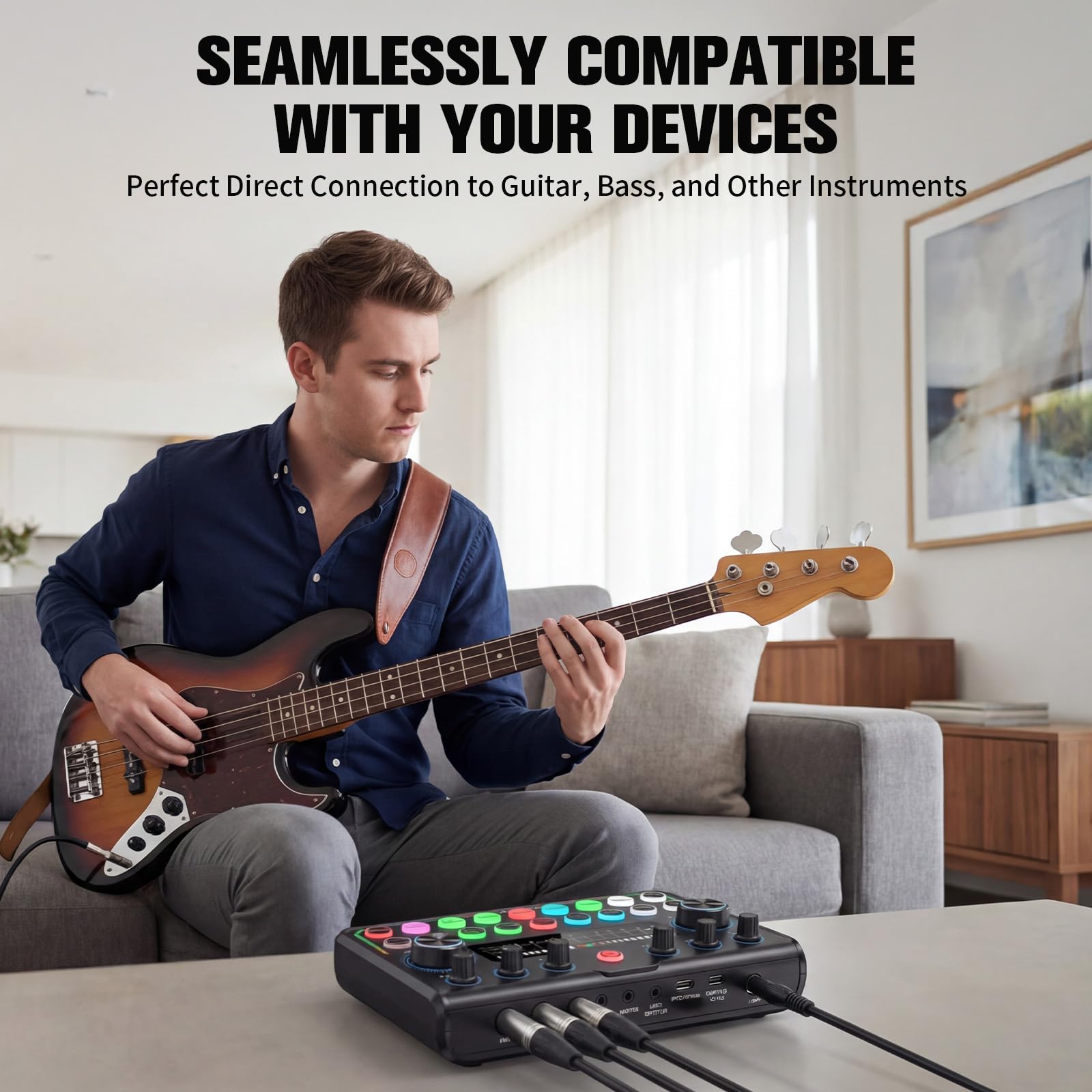 Podcast Equipment Bundle – Juego de micrófono para podcast, kit de mezclador con tarjeta de sonido en vivo, para streaming de podcast compatible con teléfono y ordenador portátil
