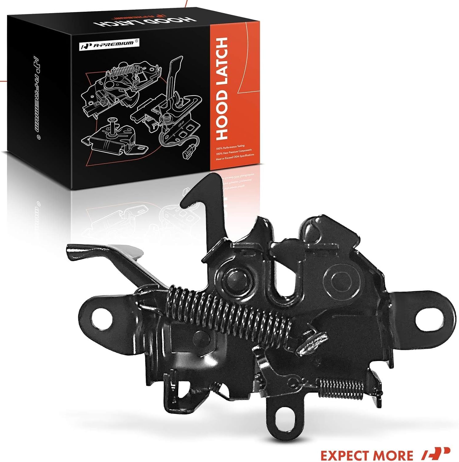 A-Premium Hood Latch Lock Compatible with Toyota Corolla 1998-2002, Front Hood Lock Engine Bonnet Latch Assembly