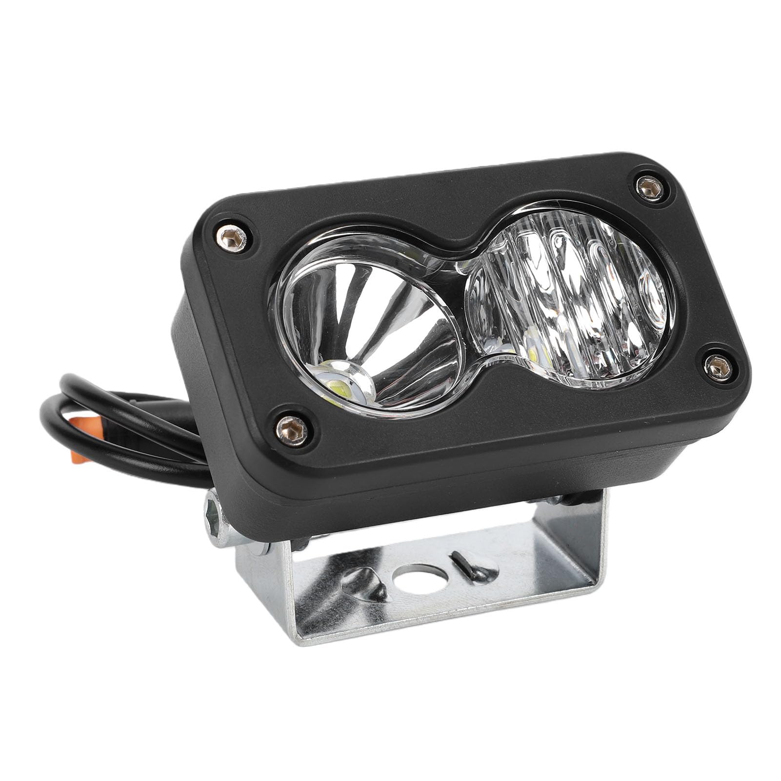 POENVFPO 3-Zoll-LED-Scheinwerfer für Ridstar Q20, Q20 Lite, Q20 Pro Bike, Superhell 2000LM mit 3-poligem IP68-wasserdichten Anschluss
