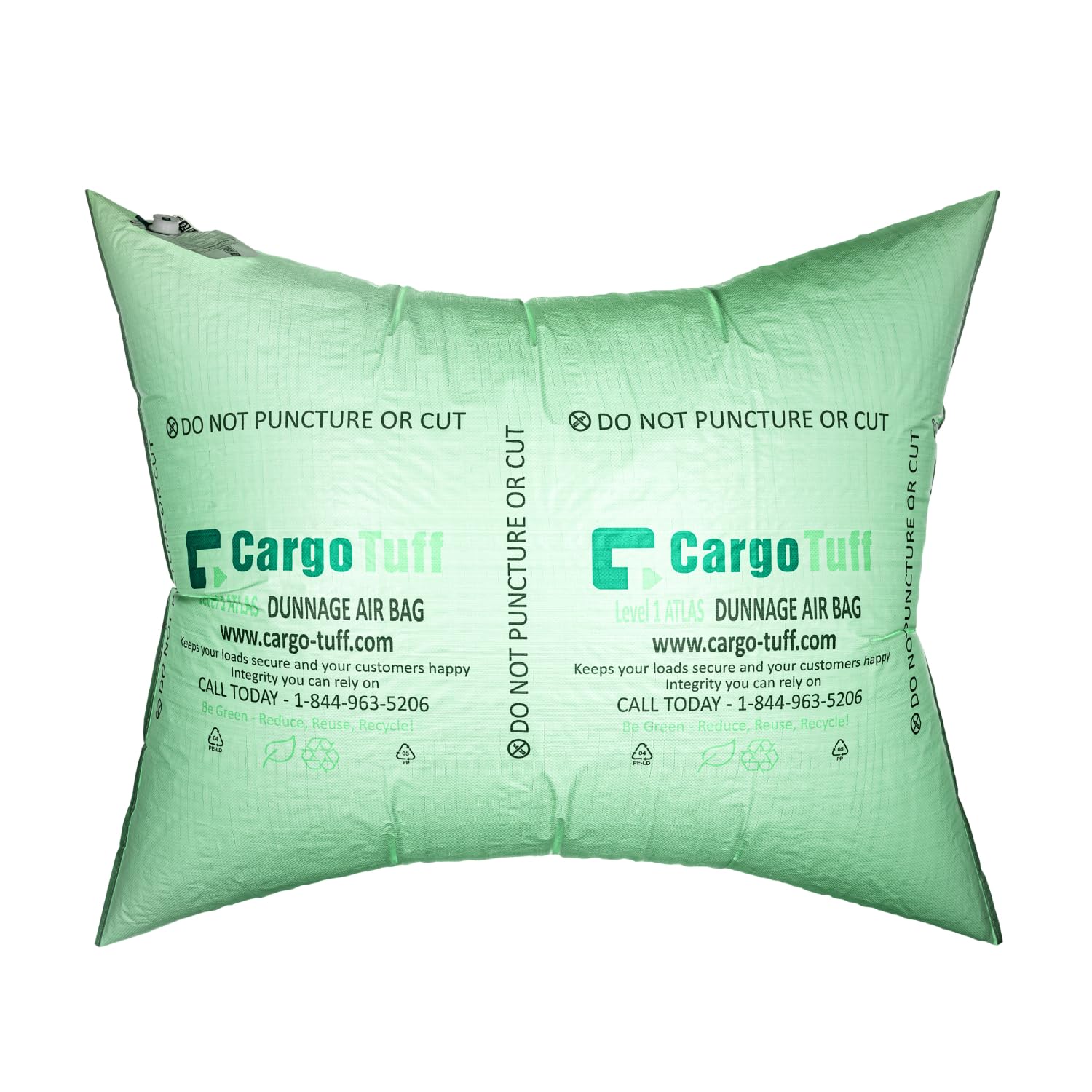 IDL Packaging 48" x 60" Dunnage Airbags, Woven Polypropylene, Level 1 - Fill The Void in Trucks and Intermodal Shipments, Reusable - Load Securement Airbags for Container Stuffing