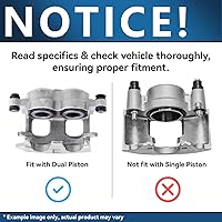Vista 119 de Detroit Axle - Rotores de freno delantero para 4WD 6-Lug 2004-2008 Ford F-150 Lobo, 2006-2008 Lincoln Mark LT Rotores de freno 2005 2007 Reemplazo