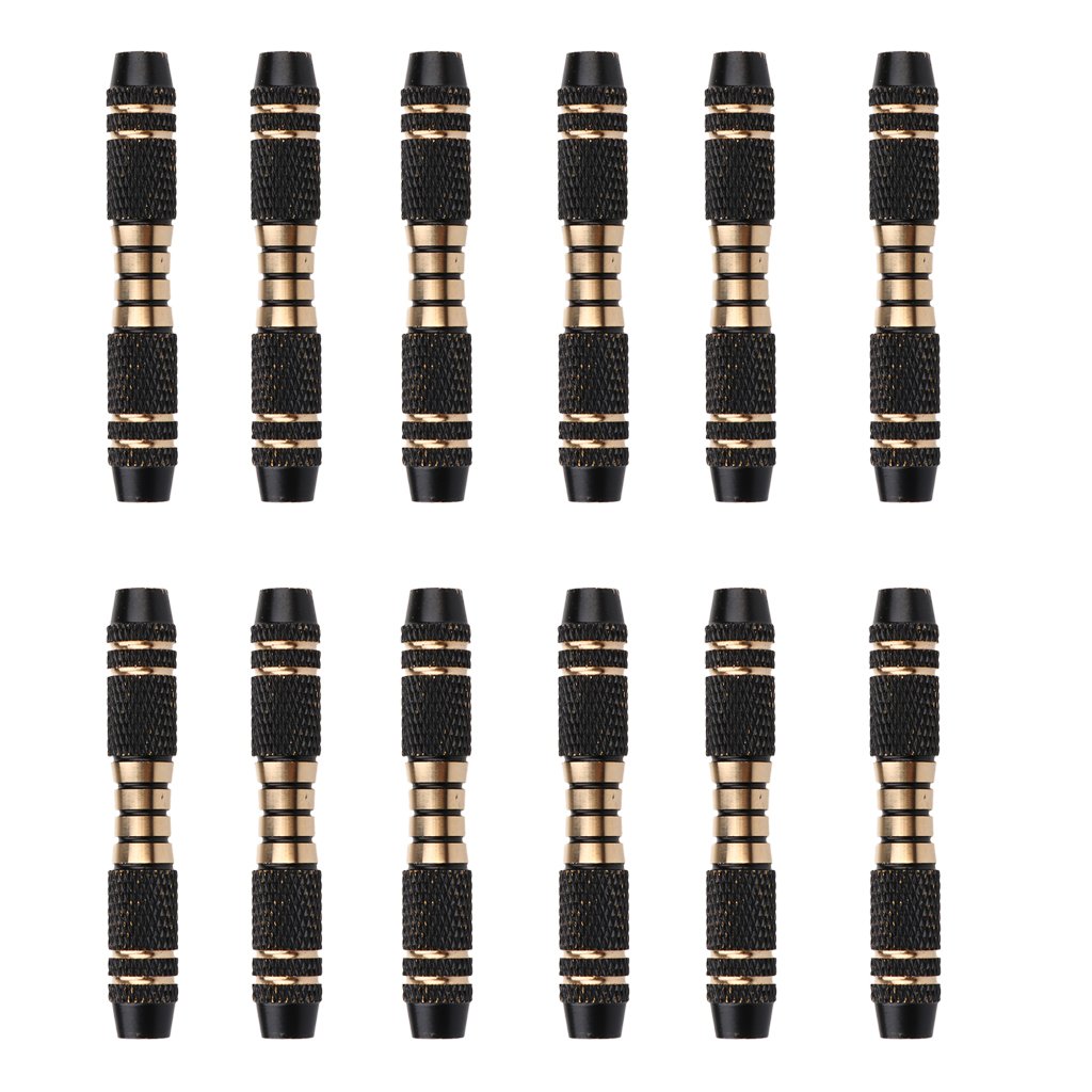 MagiDeal 12 Pcs Cuivre 16g Barrels Fût de Fléchettes Accessoire Jeu de Fléchettes