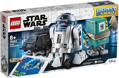 LEGO Star Wars Boost Droid Commander 75253 Aprender a codificar juguete educativo tecnológico para niños, divertido juego de troncos de codificación