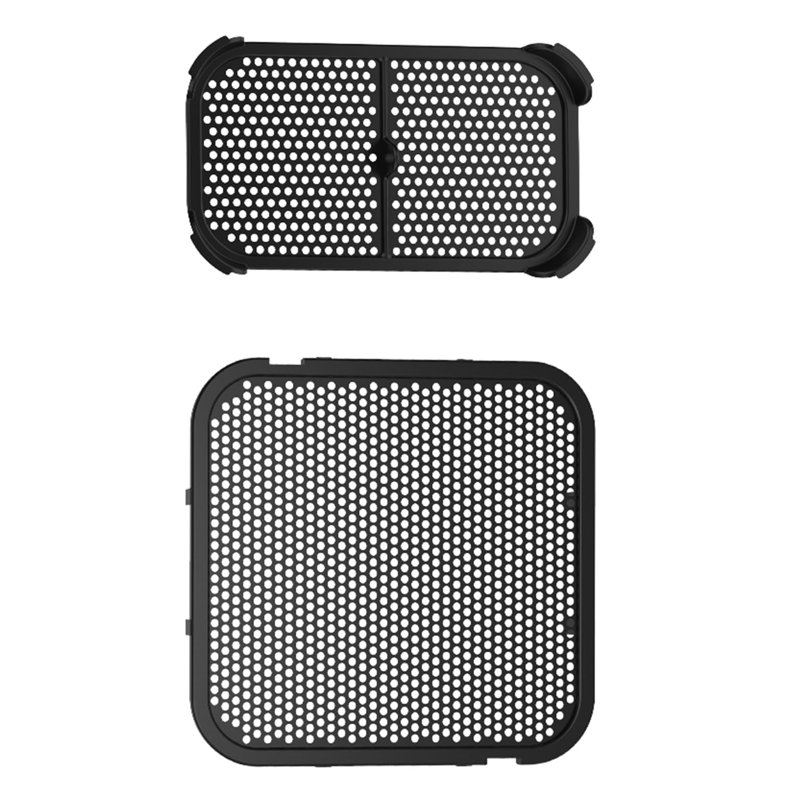 FackLOxc Food Grade Silicone Oil Splatter Guards for Air Fryers Splash-proof Baffle Duals Basket Airfryers Parts Splash Guards