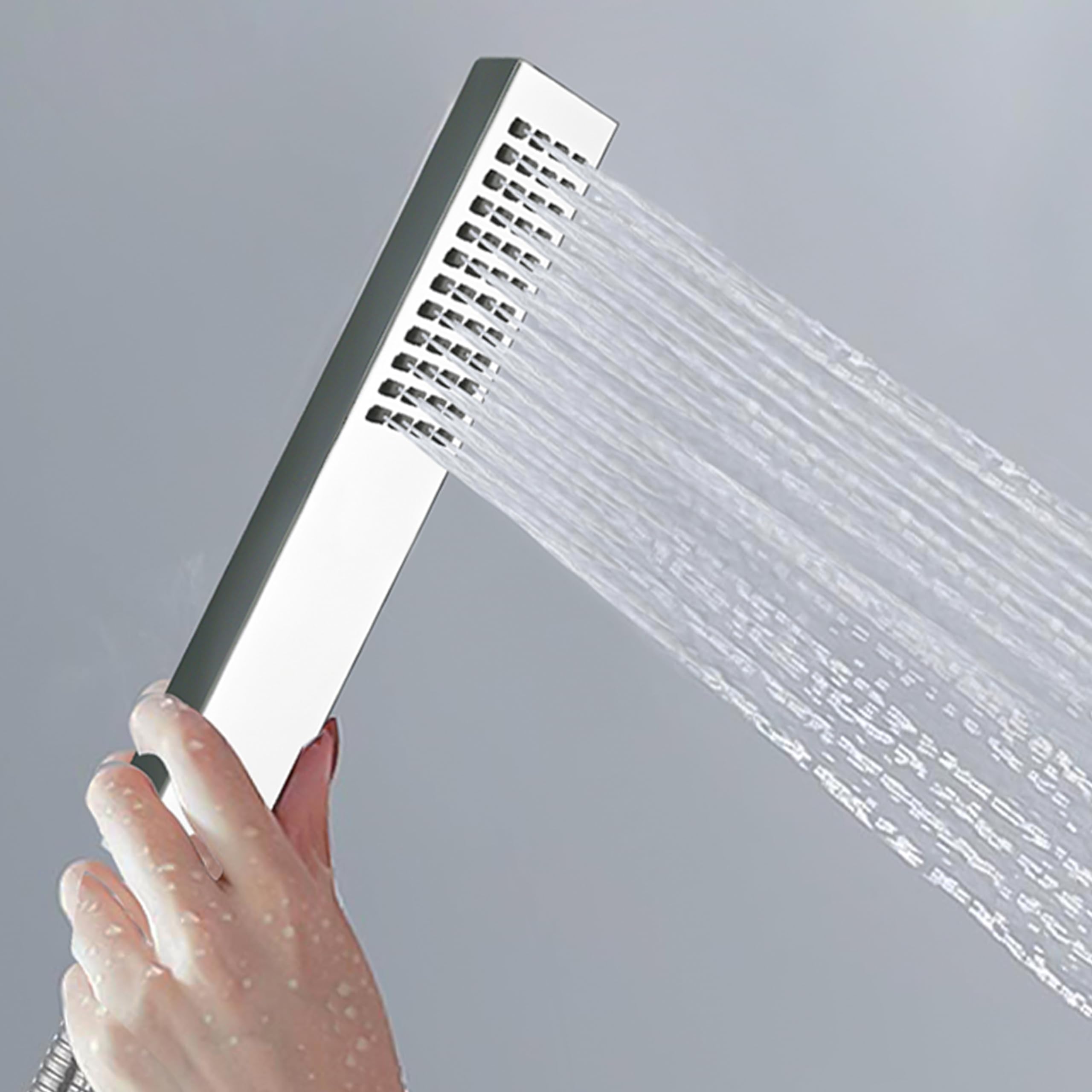 RESPITE Telephonic Shower | Rain Hand Shower | Handheld showers with 1.5 Meter Flexible Tube and Wall Hook, ABS Chrome Finish PRIME (B0CBJYG1S2) Amazon Price History, Amazon Price Tracker