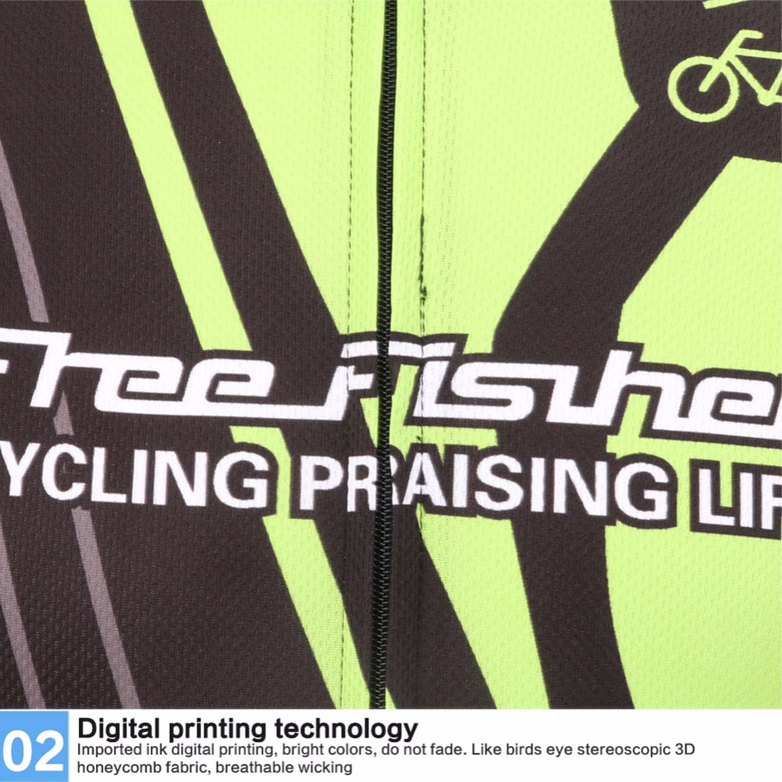 Enfant Unisex Maillot de Cyclisme Manches Courtes & Cuissards VTT à Séchage Rapide Combinaison de Cyslisme Garçon Fille