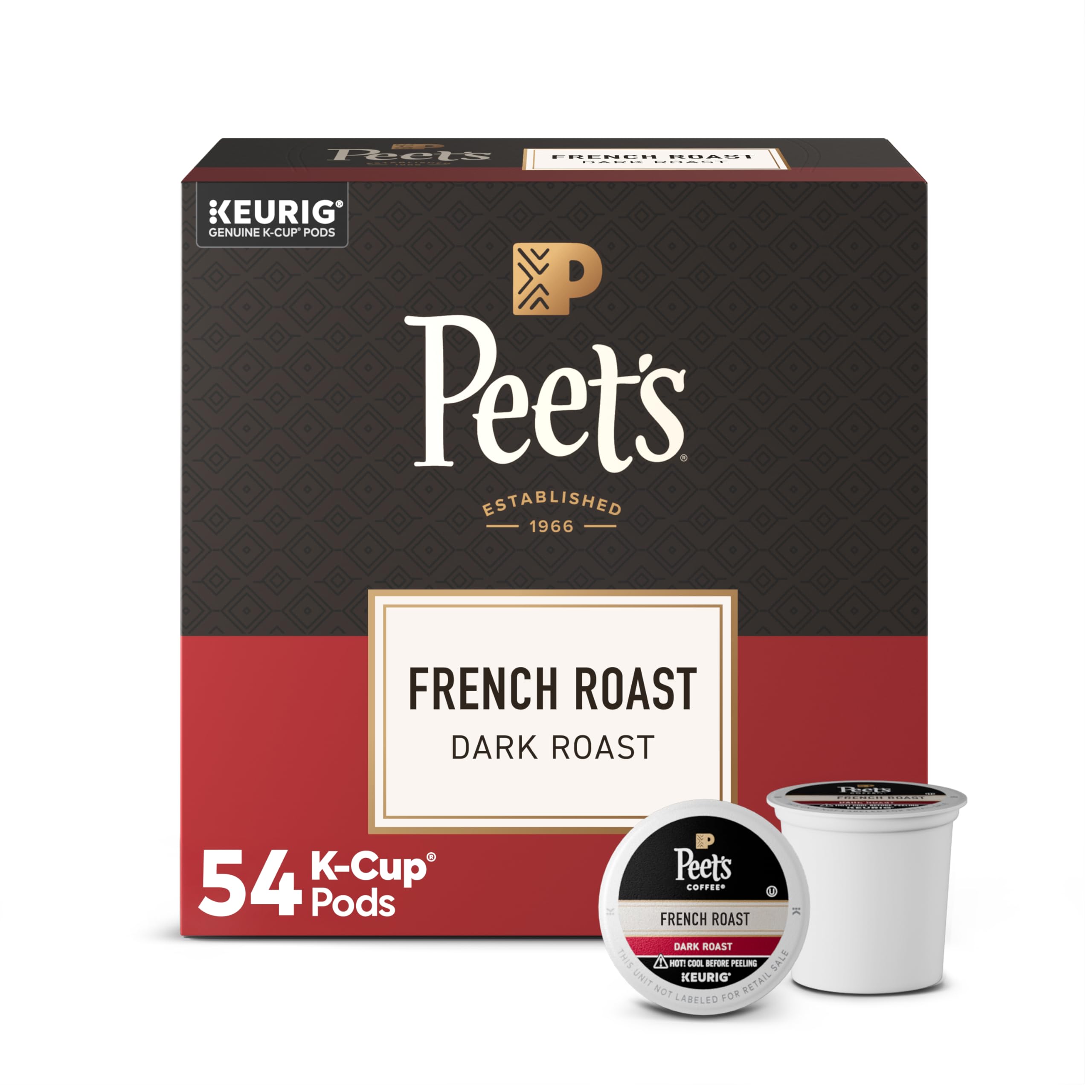 Amazon.com: Peet's Coffee, Dark Roast Keurig K-Cup Pods, 100