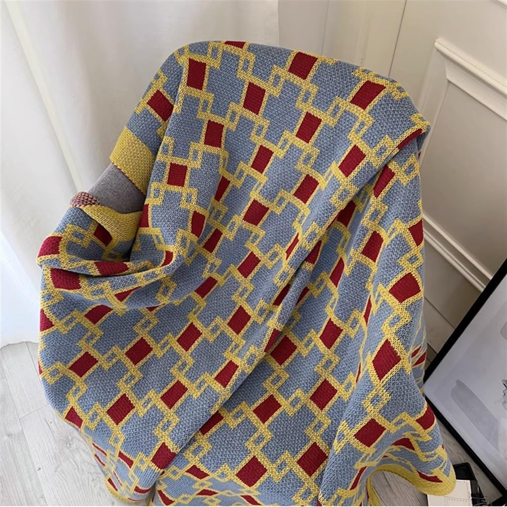 Spring and Autumn Sofa Throw Small Blanket Shawl Car Office Nap