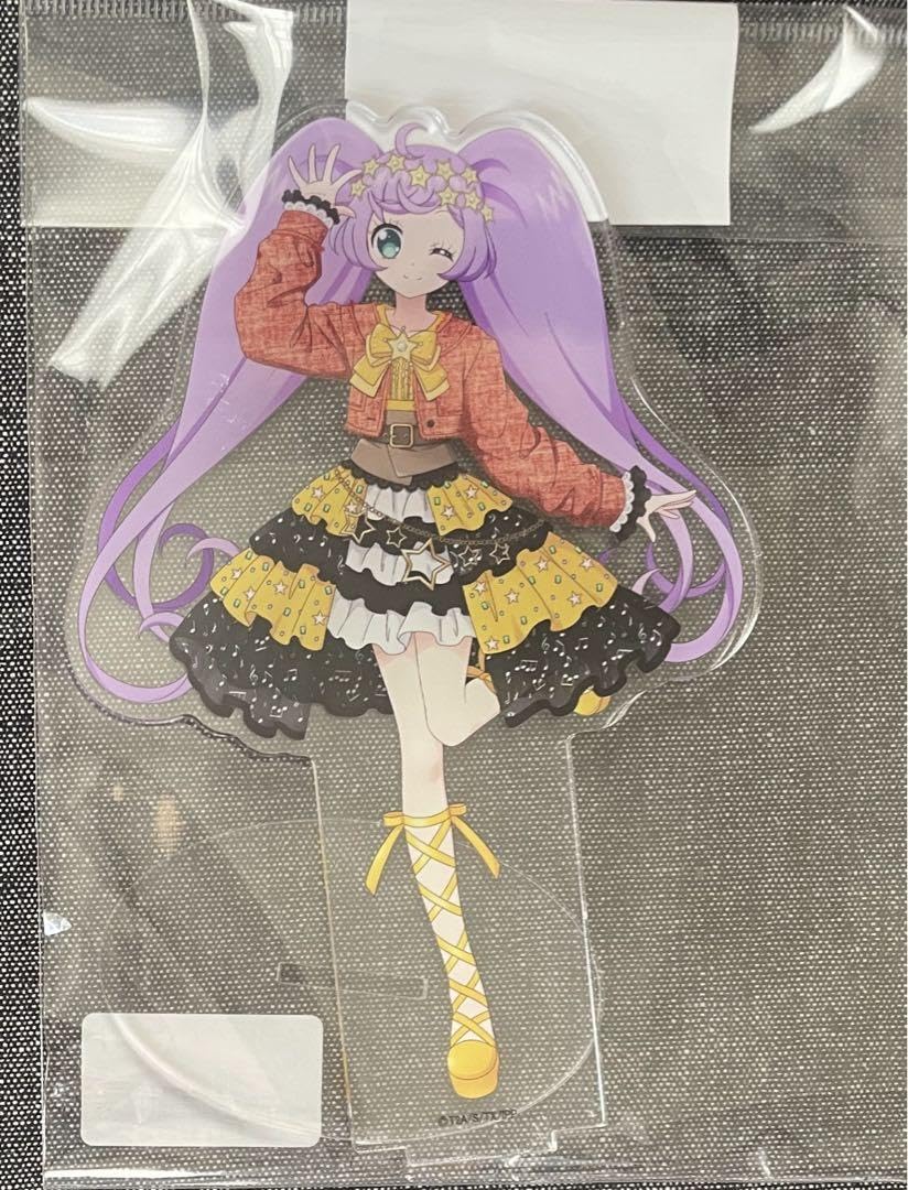 プリパラ　らぁら　アクリルスタンド他 プリパラ10周年 - 描き下ろし 真中らぁら 花まつりver. 特大