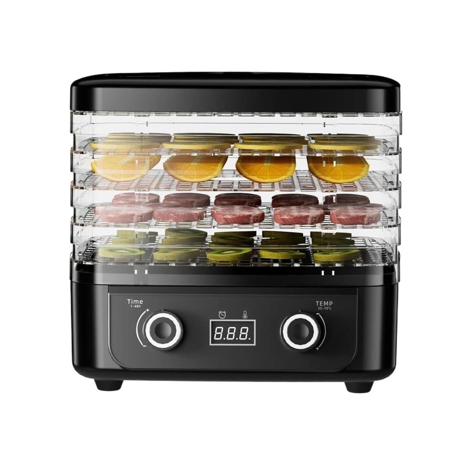 Disidratatore Alimentare A 5 Livelli Potenza Di Asciugatura 160 W
