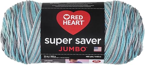 Vista 60 de Red Heart Super Saver - Ovillo de lana Jumbo Cafe Latte – Paquete de 2 unidades de 14 onzas – Acrílico – 4 medianos (peinado) – 744 yardas