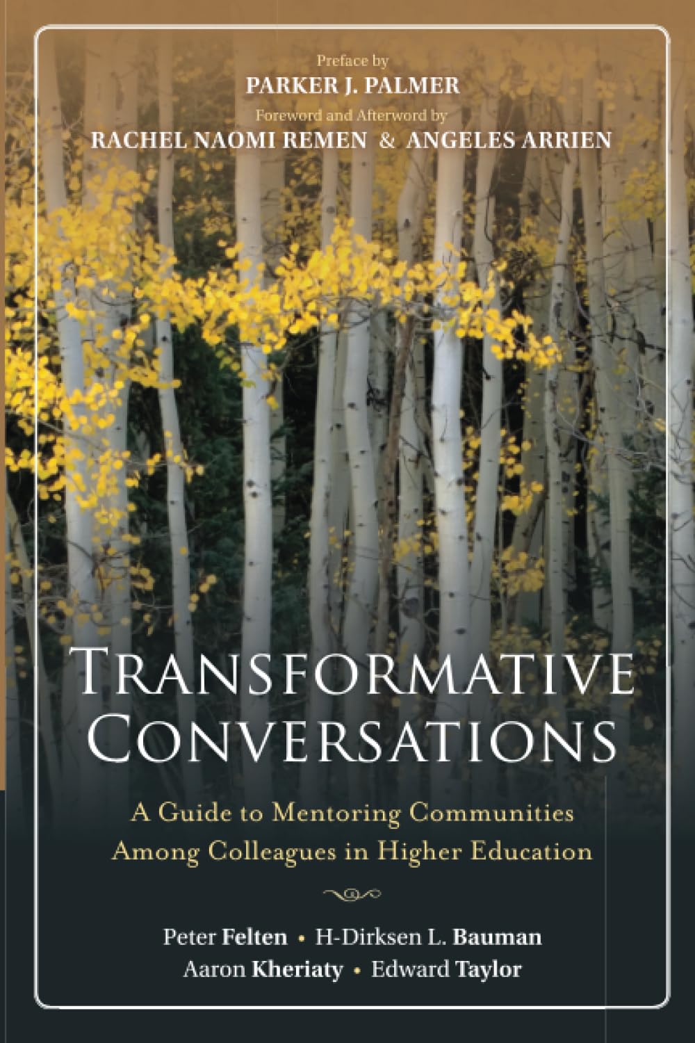 Transformative Conversations: A Guide to Mentoring Communities Among  Colleagues in Higher Education : Felten, Peter, Bauman, H-Dirksen L.,  Kheriaty, Aaron, Taylor, Edward, Remen, Rachel Naomi, Arrien, Angeles,  Palmer, Parker J.: Amazon.ca: Books