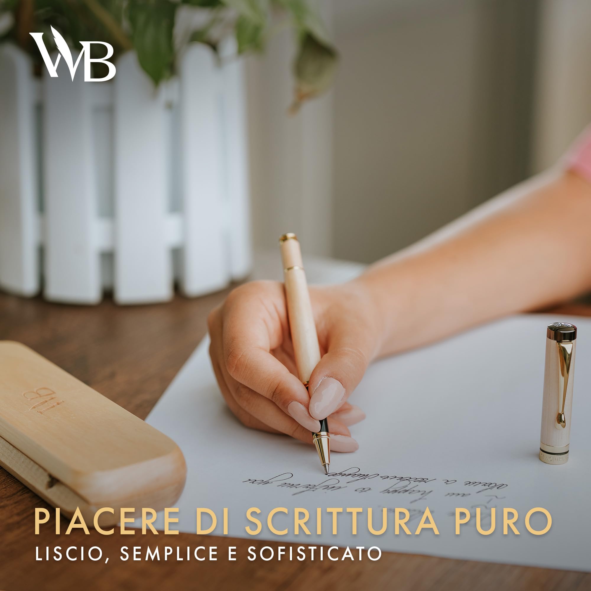 Penna Rollerball Di Lusso Wordsworth & Black – Finitura Cromo E Lacca Rossa, Ricaricabile, Regalo Elegante Per Uomo E Donna
