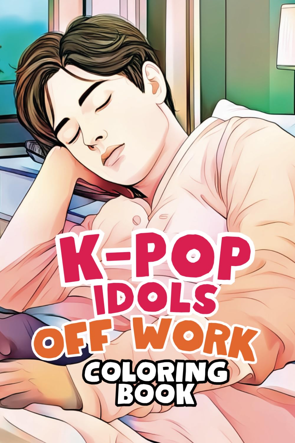Livre coloriage K-Pop adulte cahier activité stress relief cadeau kpop lovers
