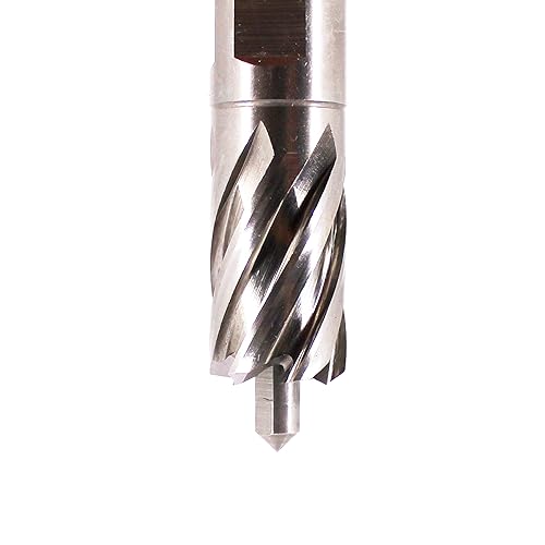 Miniatura 4 de HFS (R) Cortador anular con pasador piloto de acero de alta velocidad para prensa de taladro magnético 34 pulgadas de diámetro x 1 pulgada de