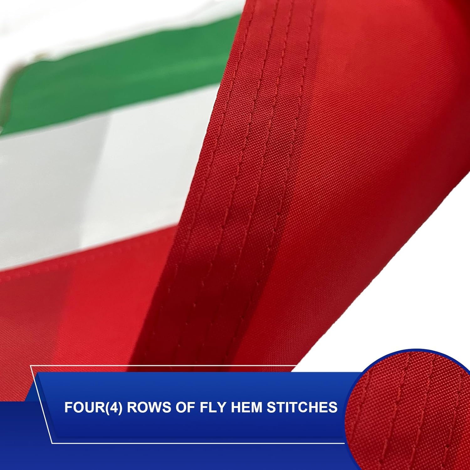 Italy Italian Flag 12x18 inch Italy National Boat Flags Small Boat Flag Heavy Duty Outdoor Banner 12x18 - Image 4