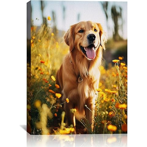Custom Canvas Prints with Your Photos Customized Canvas Wall Art Personalized Canvas Pictures Gifts for Pet Dog Baby Family Mom Dad Men Women Couple Boyfriend Girlfriend Framed 8x10