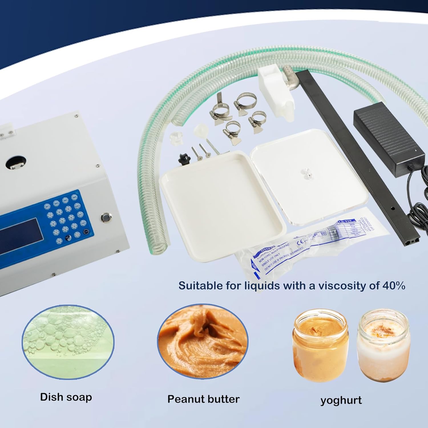 Honey Filler Machine Honey Filling Machine 20-6000g Bottle Filler Machine 6L/min Honey Bottle Filling Machine Honey Viscous Liquid Filling Machine Cream Filling Machine