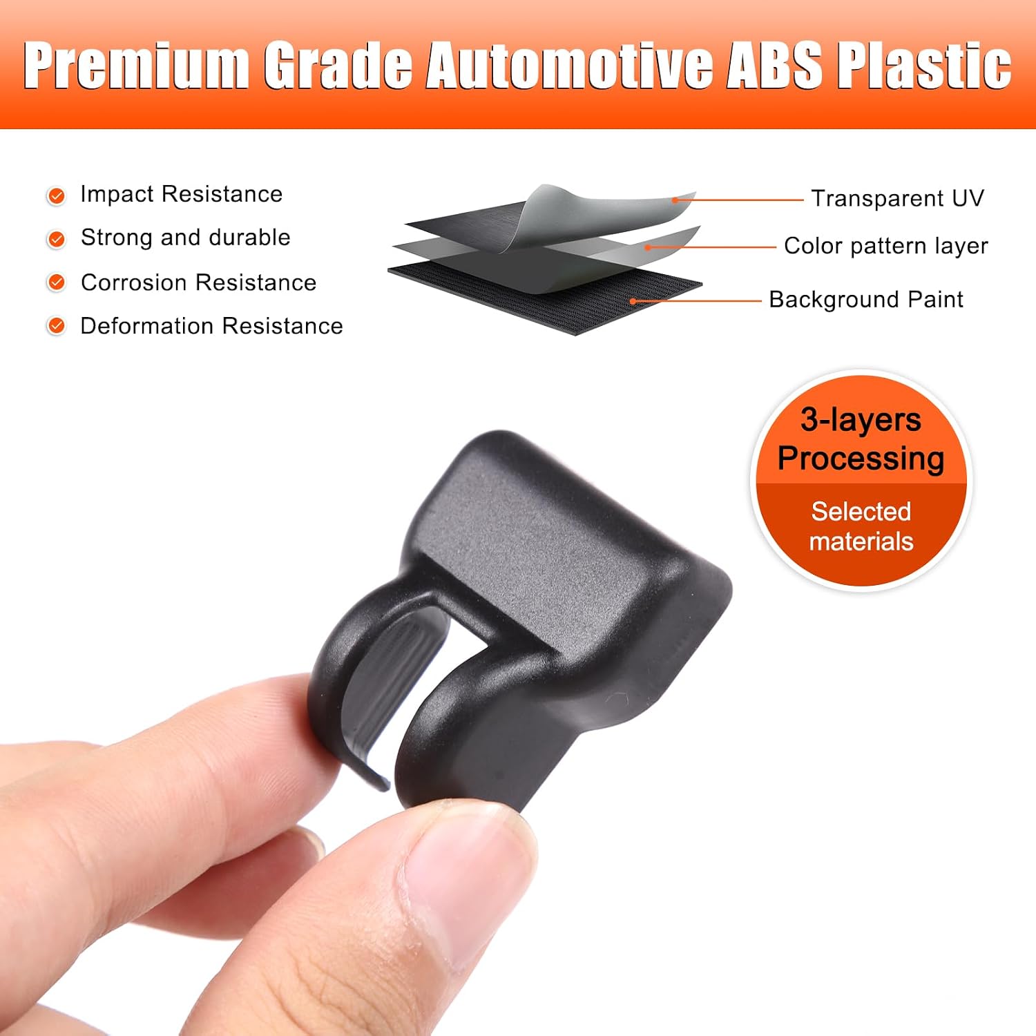 Door Hinge Cover Trim Compatible with Toyota Tacoma 2024 2025 2026, Car Door Protection Decoration Accessories