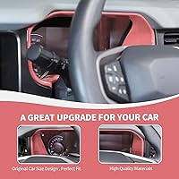 Vista 6 de Cubierta para tablero de instrumentos Bronco, cubierta de tablero de control central compatible con accesorios interiores Ford Bronco 2021-2024