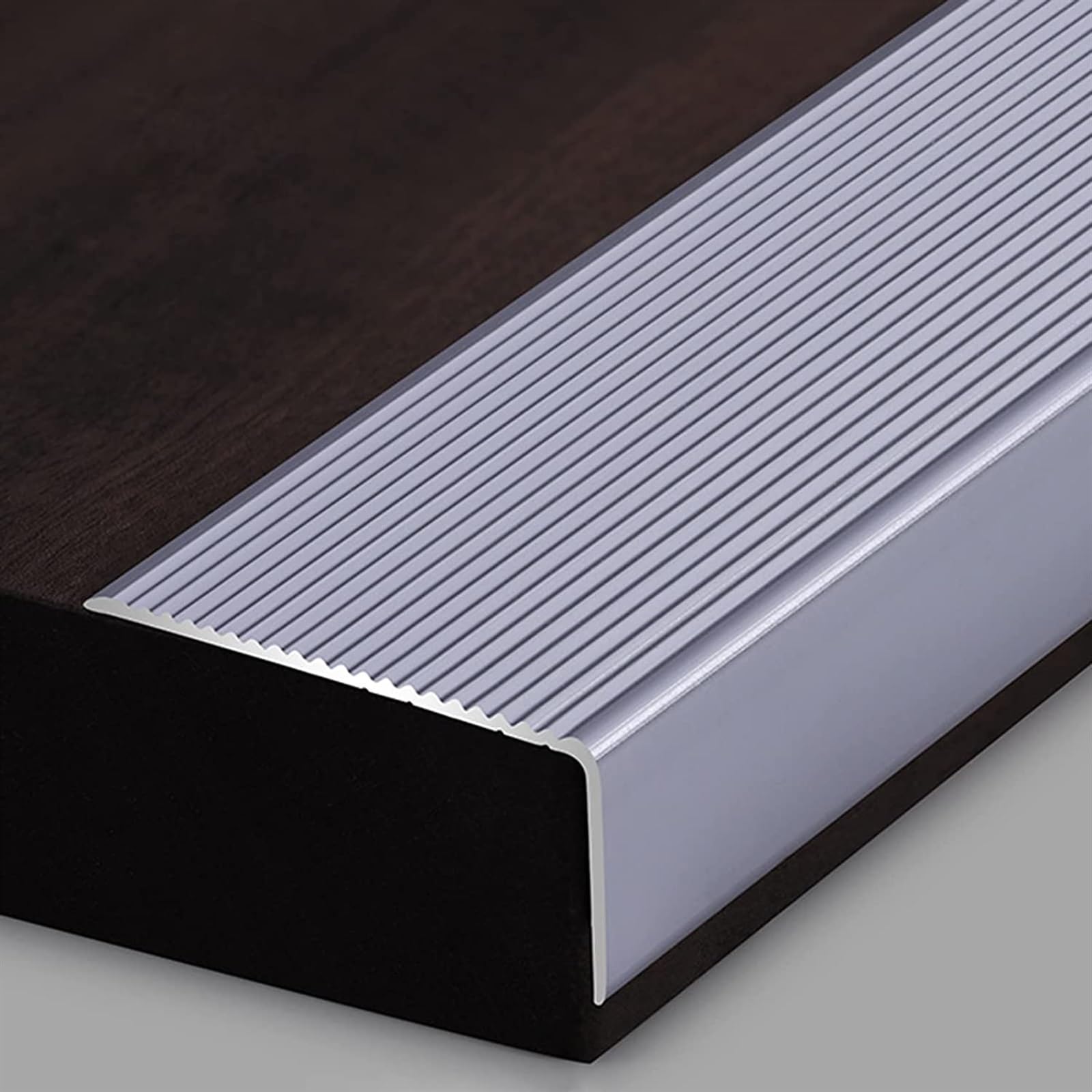 KEuLen Profilo di Transizione, Striscia di Soglia, Barra di rifinitura del Bordo for Scala Interna ed Esterna(Grey)