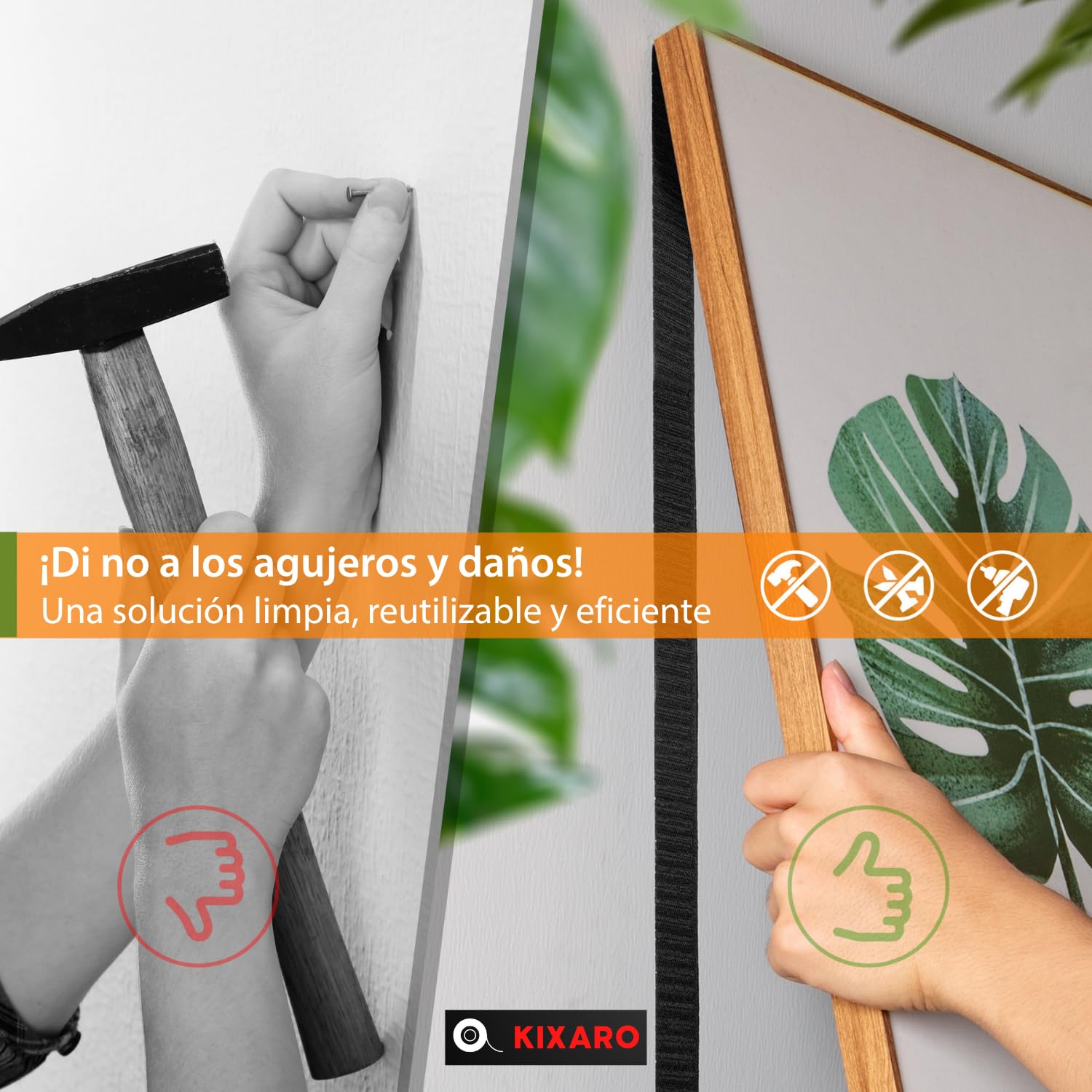 Cinta Gancho Doble Cara Negro Adhesivo Extra Fuerte Ancho 11cm X 2 M Adhesivo Fuerte para Tela Mosquiteras Alfombras Textil Sofa Ropa ✯GARANTÍA DE POR VIDA✯ Cinta Rollo Hook y Loop Tape Gancho y Lazo