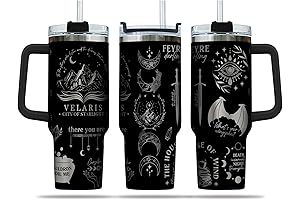 40oz Feyre Darling The Bat Boys Tumbler,Velaris Starlight City, Acotar Night Court...