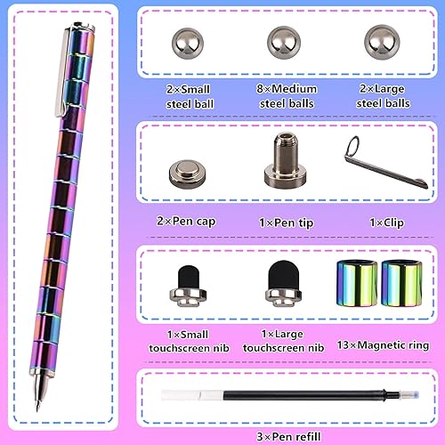 Miniatura 5 de Bolígrafo antiestrés para adolescentes, niñas y niños, regalo magnético para adultos, niños y adolescentes, regalo para adolescentes y niños, el