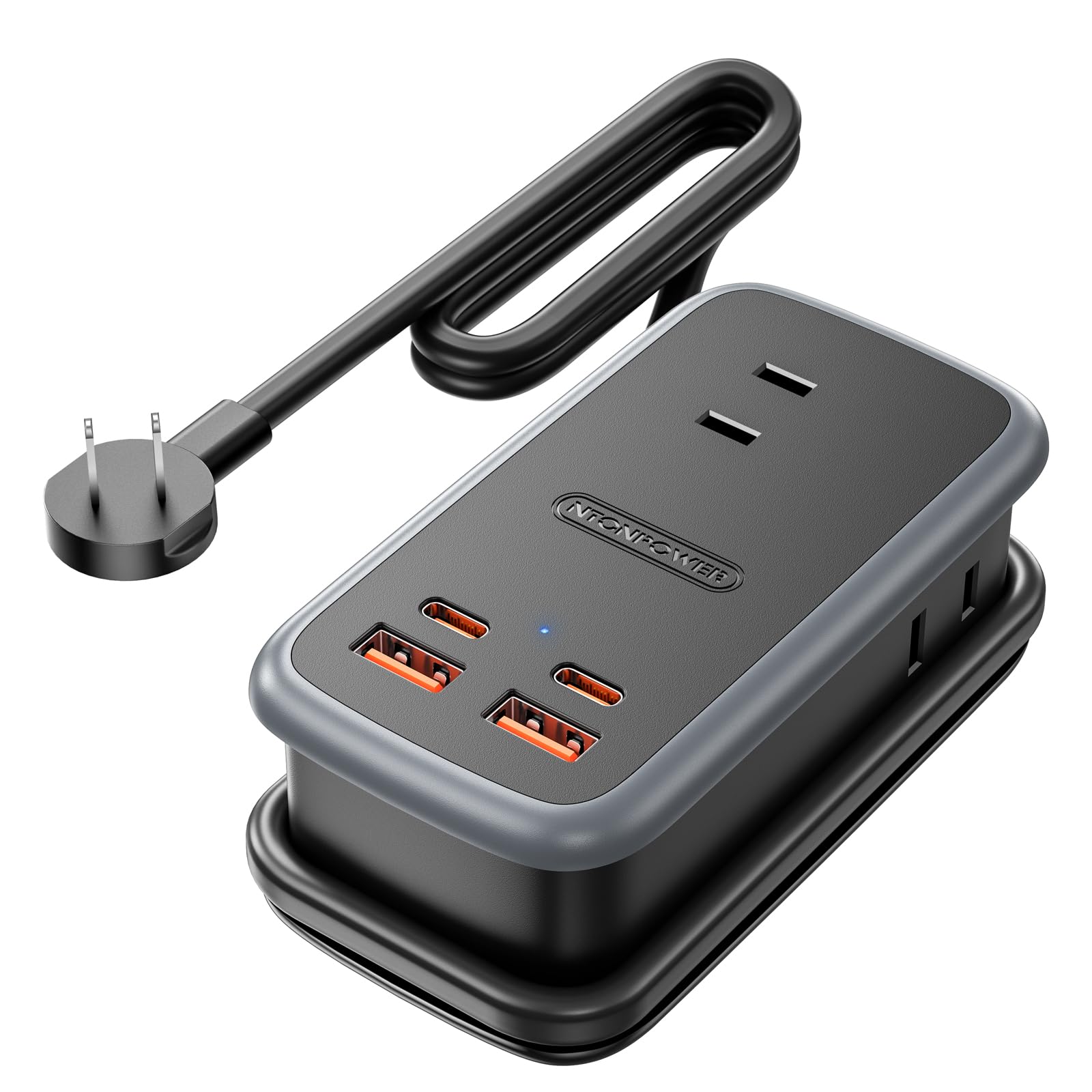 Amazon.co.jp: NTONPOWER 65W 電源タップ 薄型プラグ 延長コード 1.27m