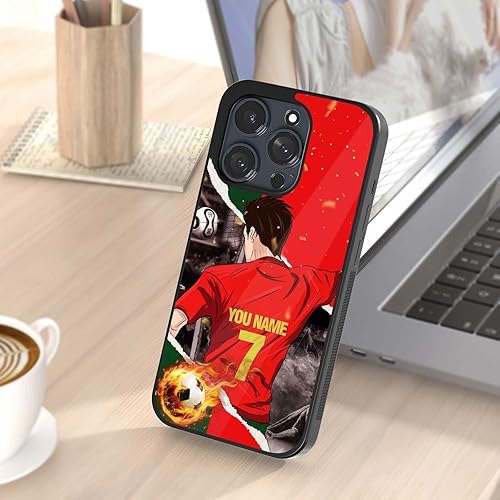 Miniatura 5 de Nombre y número personalizado Jersey VS diseño de bandera para iPhone 11 12 13 14 15 16 17 Pro Max Plus Mini X Xs Xr para Samsung S20 S21 S22 S23
