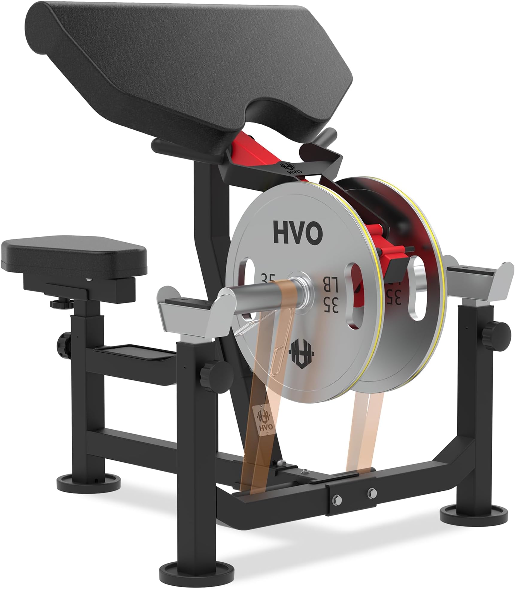 Preacher Curl Bench Bicep Machine: Preacher Curl Machine 3 in 1 Arm Bicep Tricep Curl Machine Dumbell Barbell Bicep Station Equipment Workout