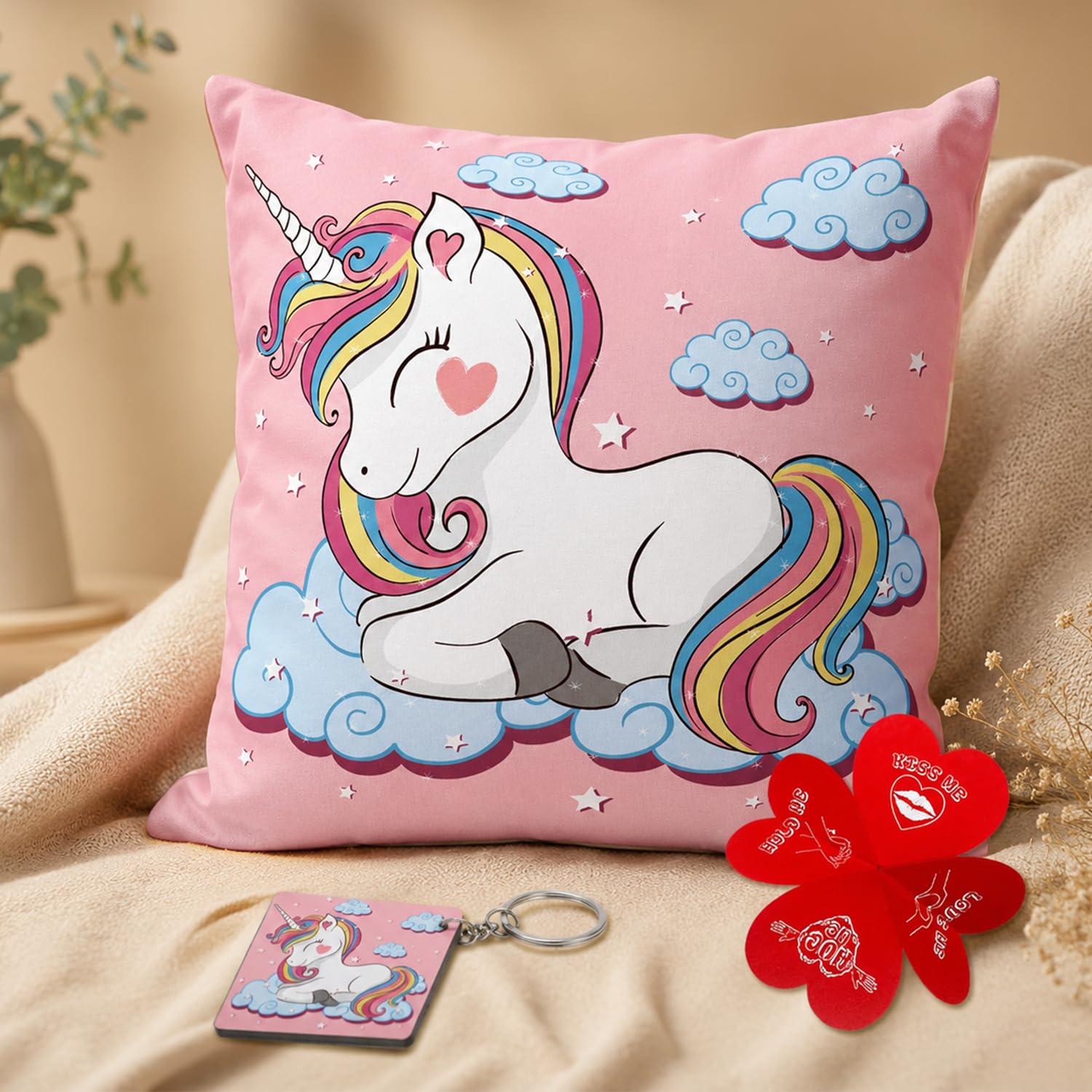 K1Portal unicron Design Pillow Cushion, Gifts for Kids Girls Boys Friends Best Birthday Gift, Pillow,Keychain with Card (Combo-57 (Combo 14)-picture-17