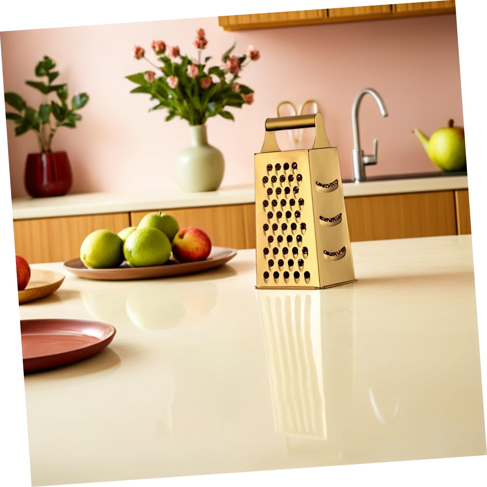 ABOOFAN Multi Acciaio Inossidabile Utensile per Verdure Lati per Affettare Grattugiare Cucina e Preparazioni