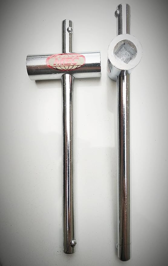 MEC® 2Pieces Oxygen Gas Cylinder Keys Sliding Double Ended 8x10mm