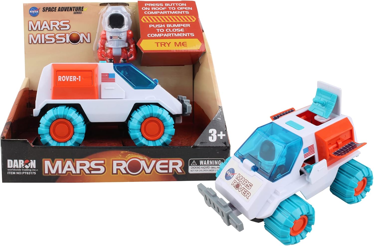Daron NASA Space Adventure Series x Mars Mission: Mars Rover w/Figurine