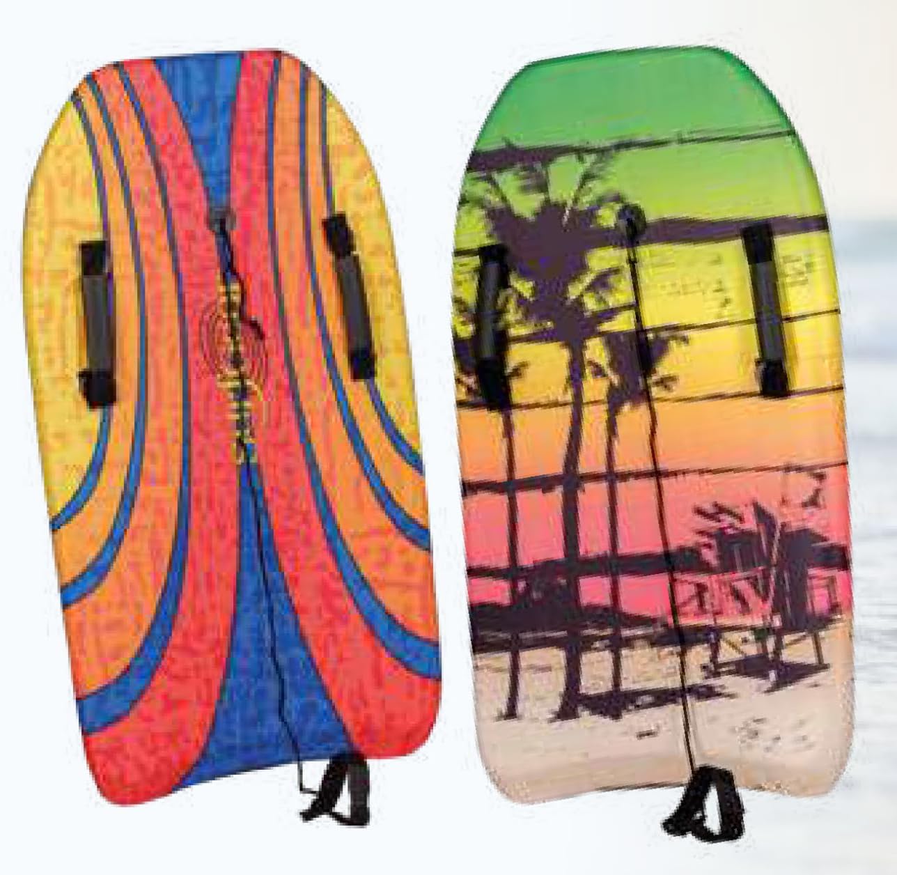 Happy People Body Board Approx. 82 cm with Handles
