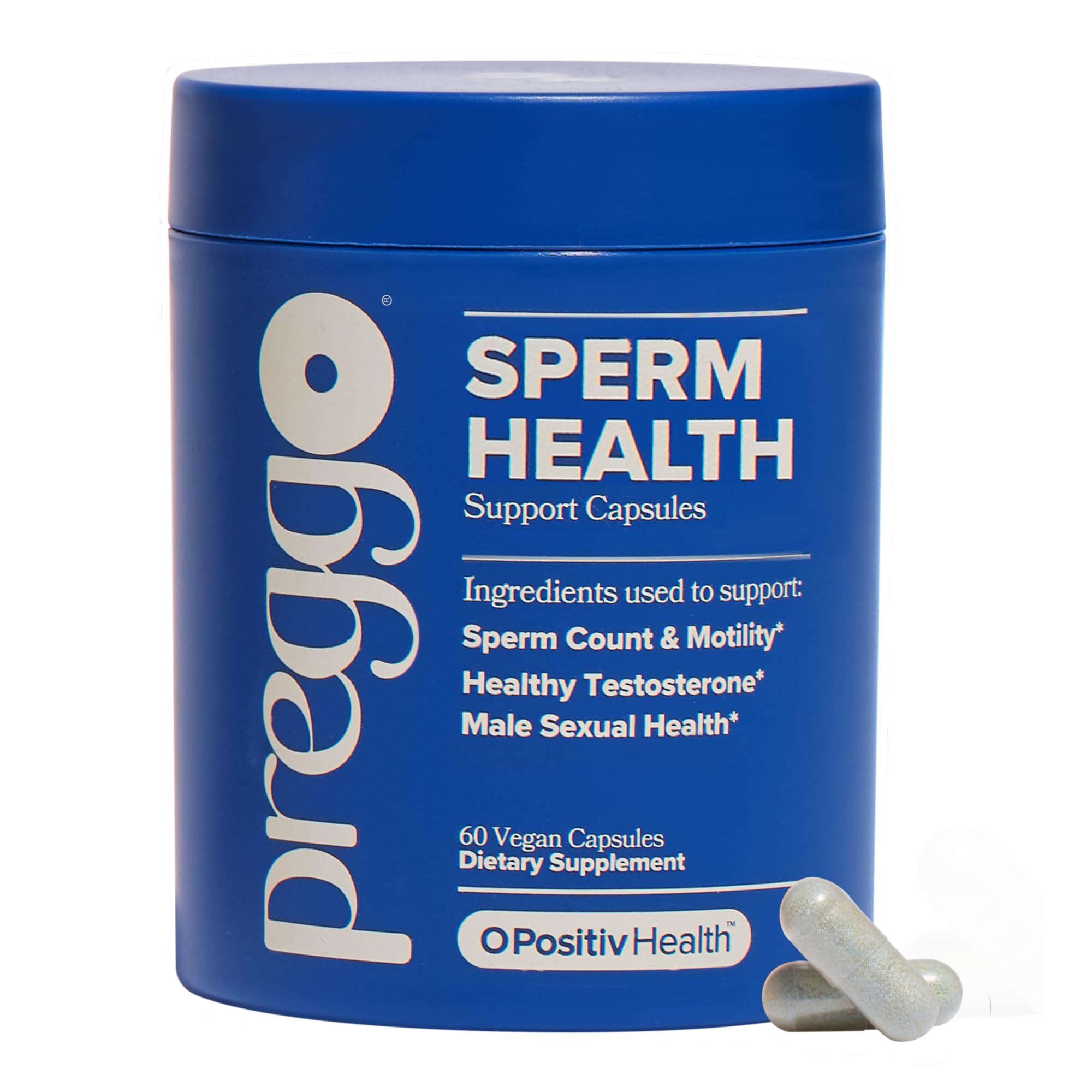 PREGGO Sperm Health Support for Improved Sperm Count – 30-Day Supply